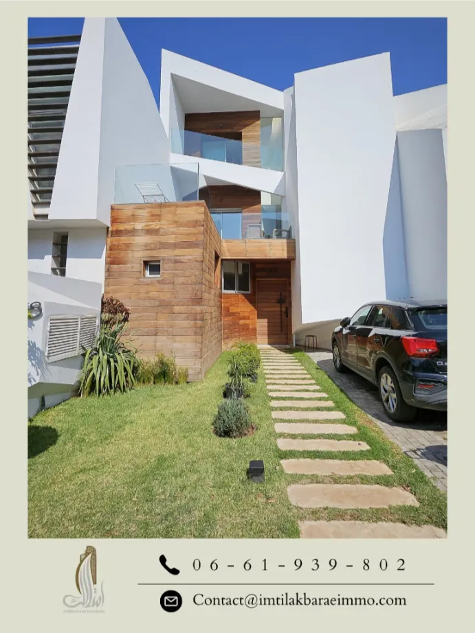 À Vendre : Villa en bande rénovée avec piscine – Domaines Forestiers Prestigia Bouskoura